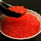 Boiled hair crab 500g x 2 bowls &amp; salmon roe pickled in soy sauce 250g set
