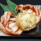 "Extra Large" boiled hairy crab 1kg x 2 cups &amp; salmon roe pickled in soy sauce 250g set