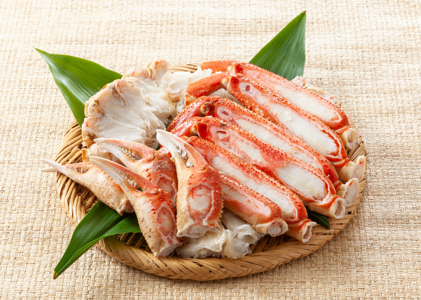 Extra large boiled red crab legs with shoulders 75-80 pieces (approx. 5kg)